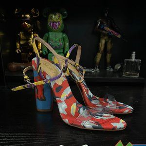 Schutz Pitoca Colorful Sandal Size 8